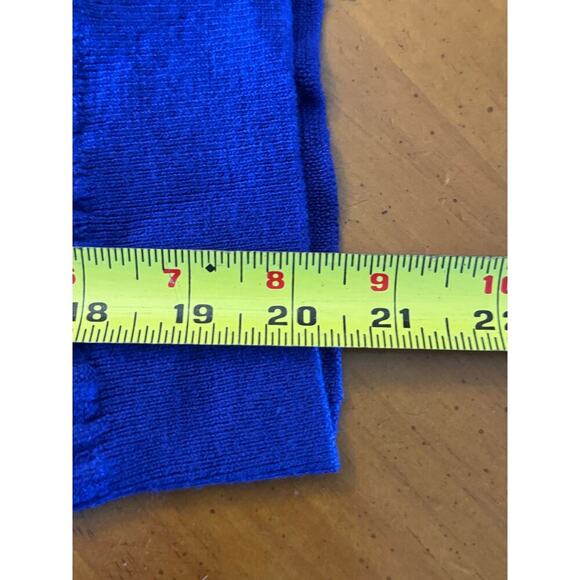 Acne Studios High Crewneck Wool Ribbed Long Sleeve In Royal Blue Size Small - Picture 10 of 10